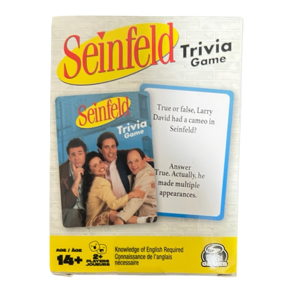 NEW!! Seinfeld Trivia Card Game